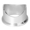 Universell 50 mm Blow Off-ventil Silver Avgassventilfläns BOV Aluminiumfläns Biltillbehör