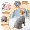 Winter Dog Clothes Warm Fleece Pet Jumpsuit Overalls For Small Medium Dogs Puppy Pajamas Coat Chihuahua French Bulldog Costumes