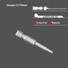 S2 Strong Magnetic Hex Socket Bit - High Strength, Shock Resistant for Hand Drills and Electric Screwdrivers