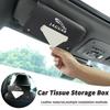 Car Seat Tissue Box Paper Towel Storage Bag Napkin Case Accessories For Jaguar XF XJ XFR XKR S-Type F-Type X-Type F-Pace I-Pace SS1