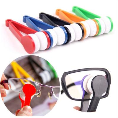 Ultra Fine Fiber Double-Sided Glasses Cleaning Brush, Mini Portable Carry On, Specialized For Cleaning Sunglasses Lenses
