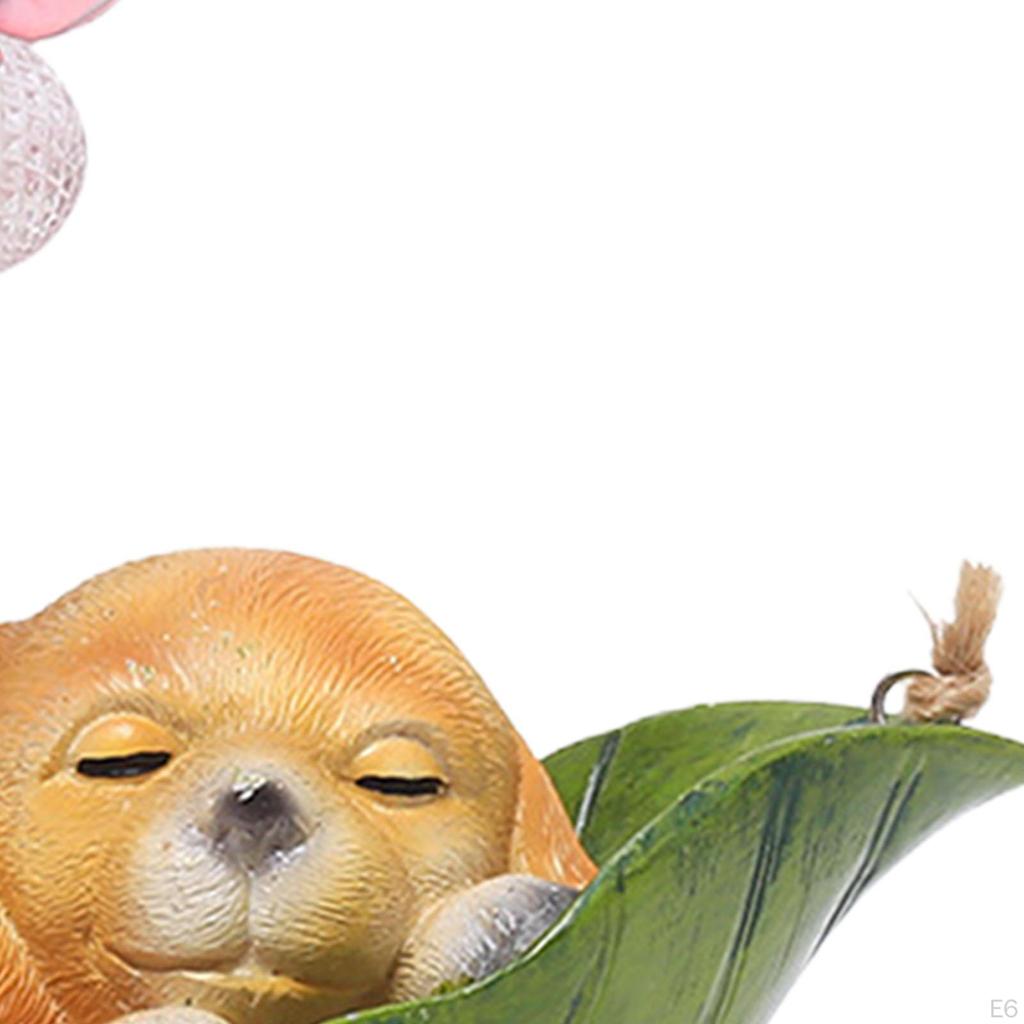 Zvířecí závěsné solární světlo dekorativní socha Umění zahradní lampa dekorace pro