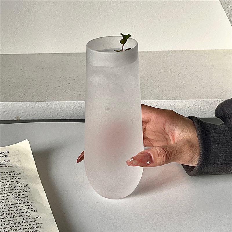 

Transparent Coffee Cup Cocktail Glasses Vertical Grain Phnom Penh Glass Water Cu 301-400ml