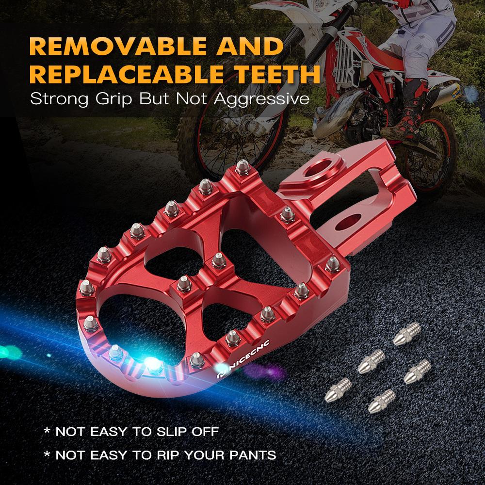 NICECNC For Beta 2020-2024 RR 300 RR 250 RR 200 RR 350 RR 390 RR 400 RR 430 RR 450 RR 480 RR 520 Forged Foot Pegs Footrest 2023