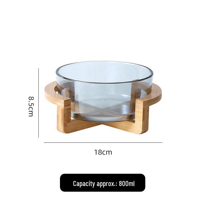 Nordic Heat-Resistant Glass Bowl - Creative Round Salad & Fruit Serving Dish