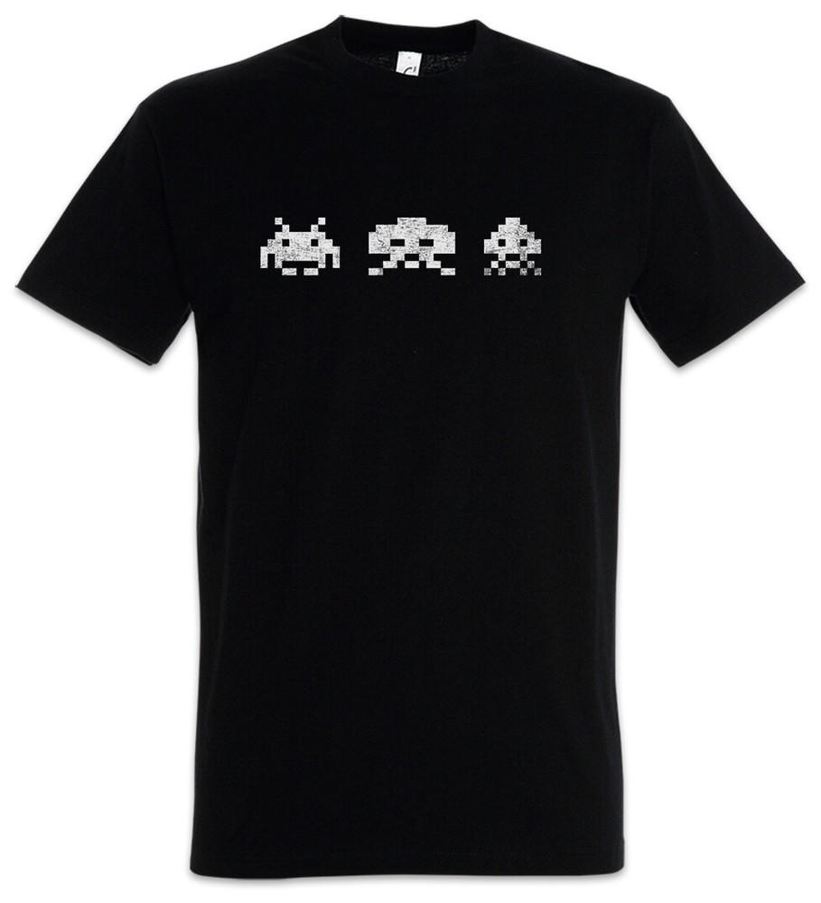 

Digital Invaders Mens T-Shirt Game Arcade Game Retro Nerd Alien VG Sprite M