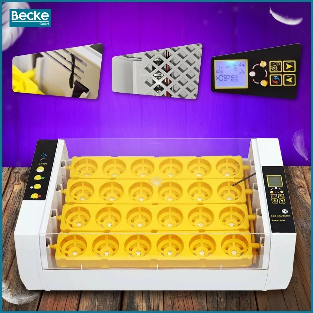 Brutapparat, Schlupfbrüter, automatische Kükenaufzuchtstation, digitaler Eierleuchter, Eierwendung 24