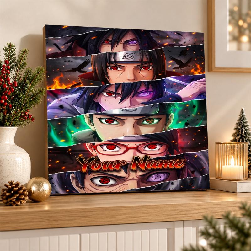 Akatsuki Naruto Custom Name Diamond Painting Personalized 5D Full Drill DIY Diamond Art Home Decor