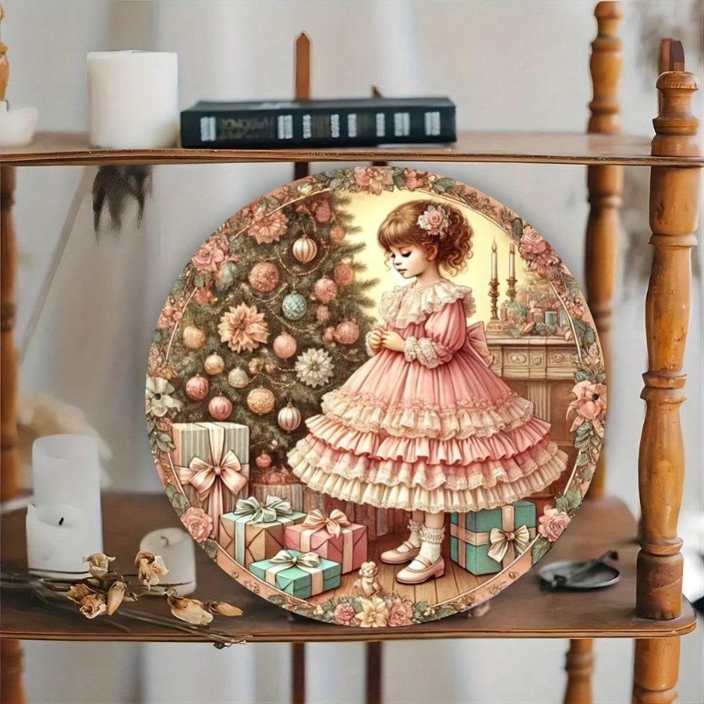 

Vintage Retro Tin Sign Santa Claus 8x8 Inches Metal Wall Decor For Home Kitchen Garage 20x20 разноцветный