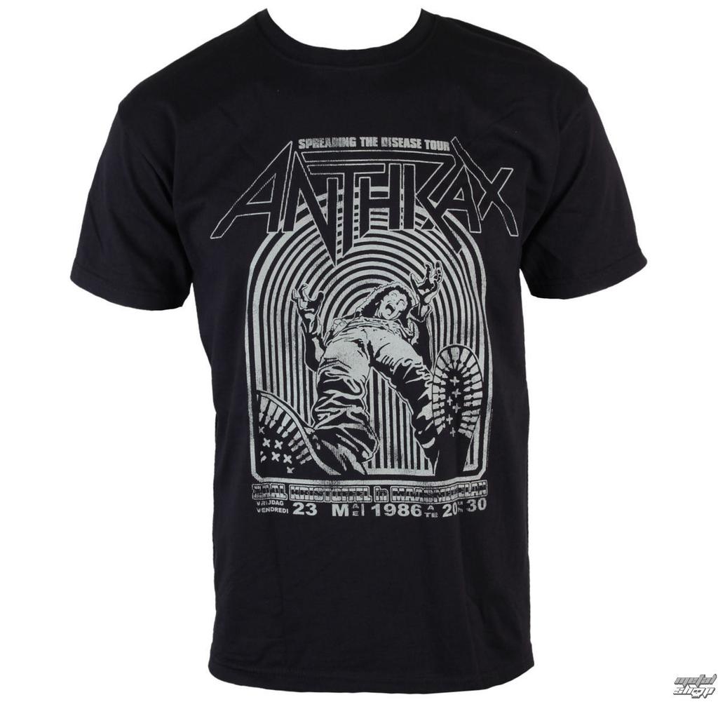 Rare Anthrax Band Graphic Cotton T-shirt Unisex Summer Short Sleeve Fashion Brand Tee Luxury Casual Vintage Retro Top
