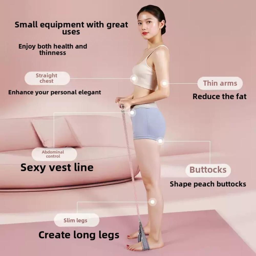 Anti-Broken Sit Up Pull Rope With Handles Full-Body Excercise Band  For Strength Training