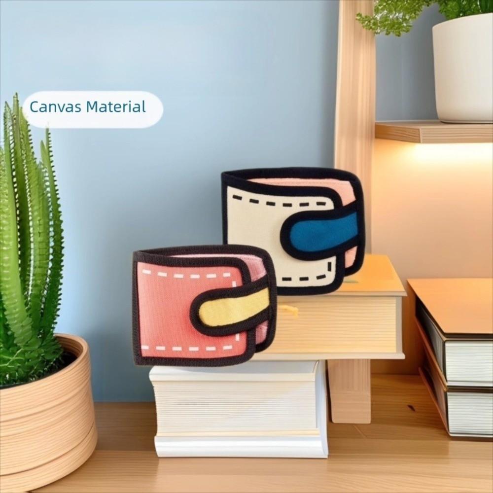 Creative Ultra-Thin Canvas Wallet Multi-Card Slot Cartoon Coin Purse Women's Wallet Women