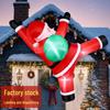 2m Aufblasbarer Weihnachtsmann Kletterwand - Weihnachts-Karnevalsdekoration
