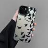 Birds In Flight Laser Phone Case For iPhone 13 Mini 14 Pro Max 16 15 Pro Max Plus 12 11 Pro Max Shockproof Back Cover Fundas