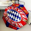1PC Munich FC Crest Printed Umbrella Folding Umbrella, Automatic Umbrella 8-Frame for Travel, Camping Fan Gifts Christmas Gifts