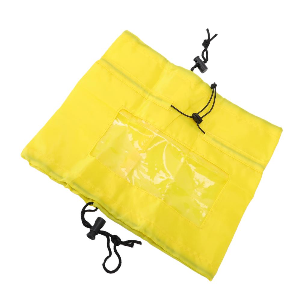 Dog Shower Cap Waterproofing Portable Dog Bath Ear Cover Eye and Ear Protection for Pet Bathing Swimming Yellow