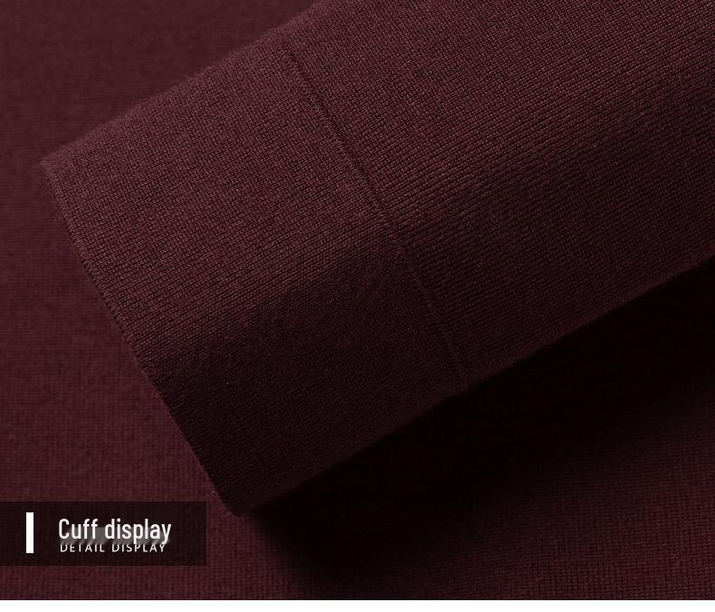 2025 Winter Fashion: Men's Fine Australian Wool High-Neck Sweater - Thick, Casual Style for All Ages