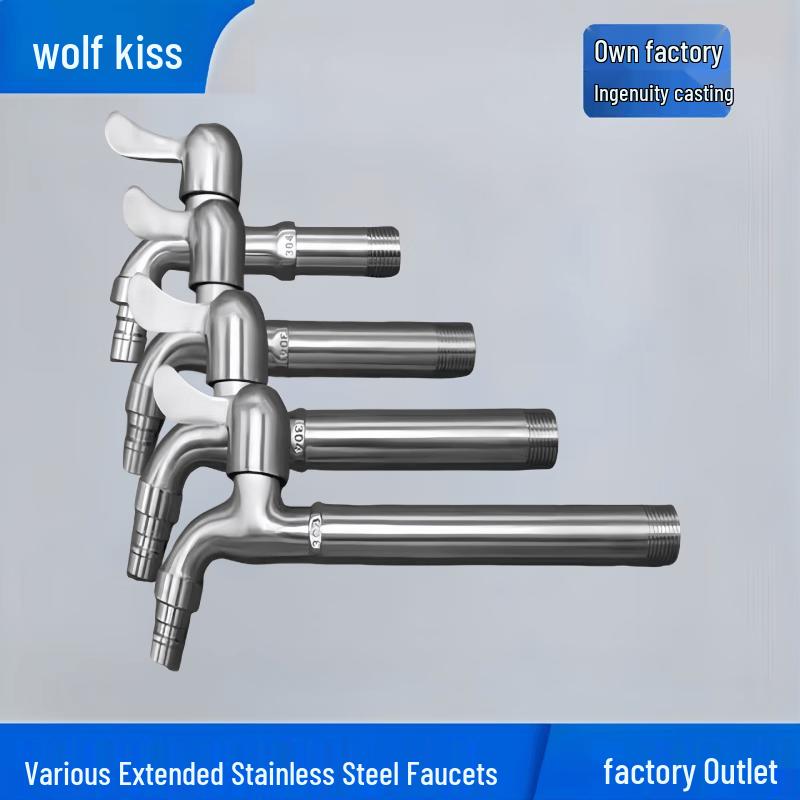 Wolf s Kiss 304 Stainless Steel Extended Faucet