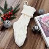 37CM Knitted Wool Christmas Stockings - Diamond & Candy Gift Bags, Small Hanging Ornaments