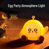 Egg Party Silicone Night Light: Soft Glow Sleep Companion for Kids