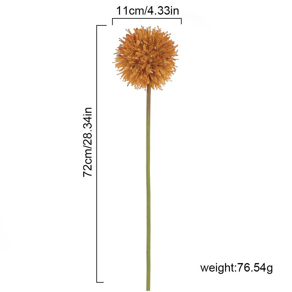 1/3/5Pcs Artificial Dandelion Ball Bouquet Fake Flowers for Home Decor Garden Wedding Decoration Outdoor Vase Flower Arrangement