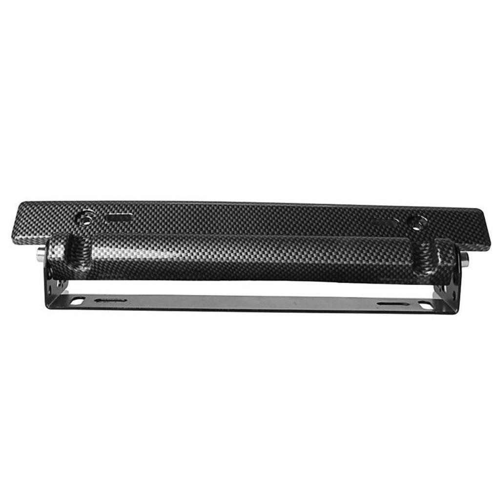 Racing Adjustable Carbon Fiber Style Car Van License Plate Frame Bracket Holder Racing Adjustable Carbon Fiber Style Car Van License Plate Frame Bracket Holder
