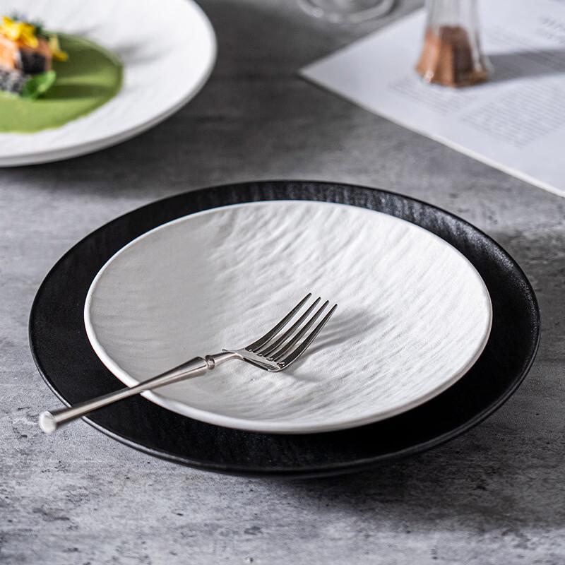 Ru Han Ceramic Stone Pattern Dinner Plate