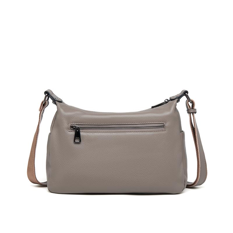 Authentic Genuine Leather Shoulder Bag for Women Messenger Bag Real Skin Solid Lightweight Bags New