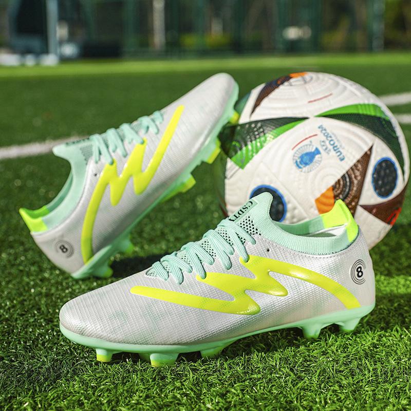 

Football shoes Men s AG long nails TF broken nails Adult assassin Falcon Children s anti-skid cushioning student football shoes 32