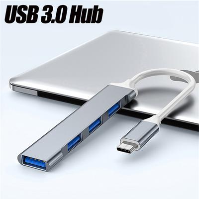 4 Port USB 3.0 Hub USB Port Hub High Speed Type C Splitter 5Gbps For PC Computer Accessories Multiport HUB 4 USB 3.0 2.0 Ports