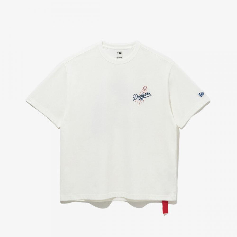 

New Era Mlb La Dodgers Cheering Food T shirT Off whiTe off-white/S