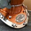 45,72 cm Kupferbeschichteter Taucherhelm Boston Scuba Divers Helm US Navy Mark V Abzeichen Helm
