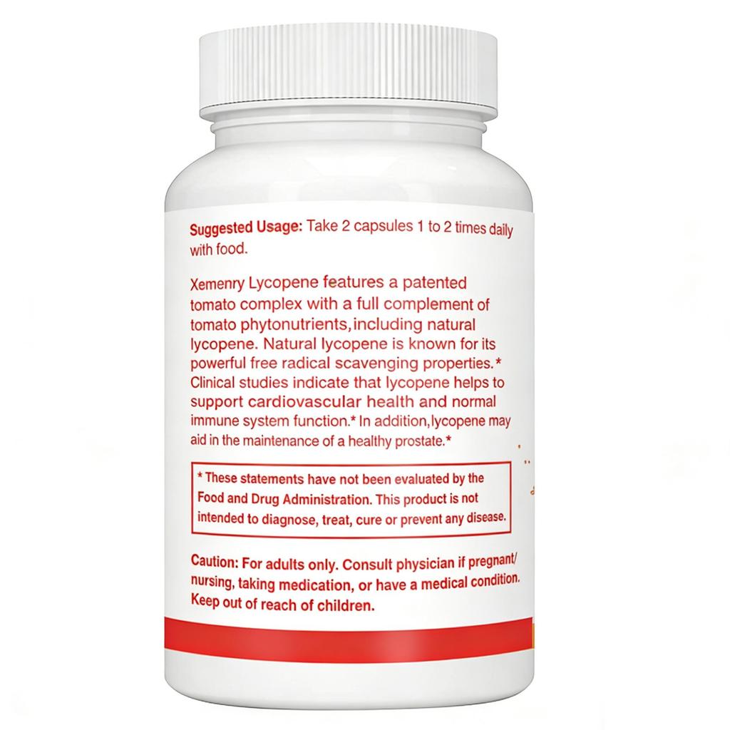Lycopin-Kapseln 20 mg - Prostata, Augen, Haut, Herz, Antioxidativer Schutz
