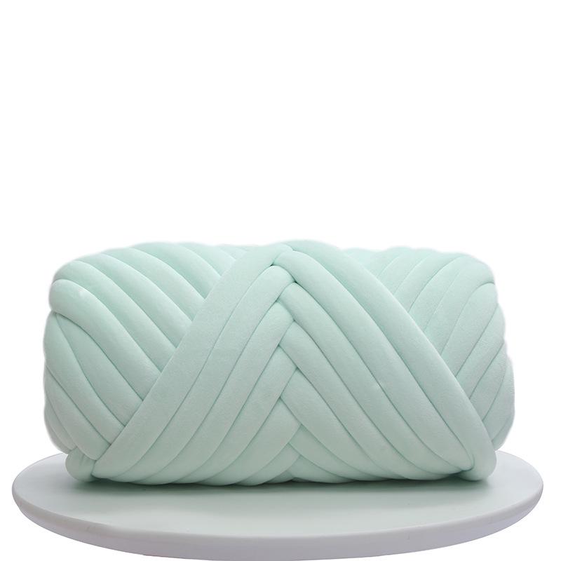 DIY Crystal Velvet Core-Filled Yarn: 3cm Thick Handmade Wool Blanket, Fabric Strip, Pillow, Cat Bed Yarn