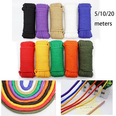 3mm Hiking Camping Equipment Paracords 550 Rope Survival Kit Lanyard Tent Ropes Paracord Cord