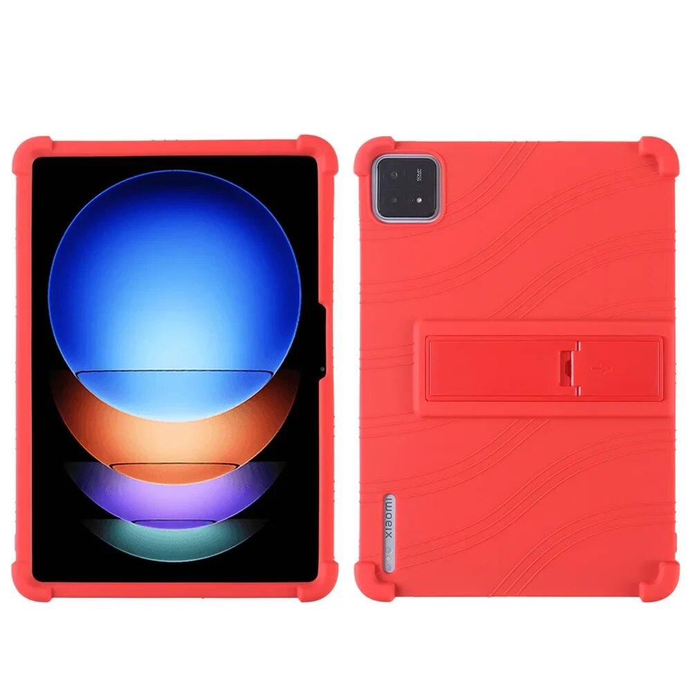 For Xiaomi Mi Pad 6S Pro 12.4 Case Tablet Shockproof Tablet Cases Cover Teclast Soft Silicon Stand Protective Shell