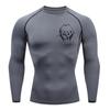 Herren Kompressionsshirt für das Training Schnelltrocknend Eren Yeager Print Top Atmungsaktiv Schweißabsorbierend Enganliegend Fitness T-Shirt Schweißresistent