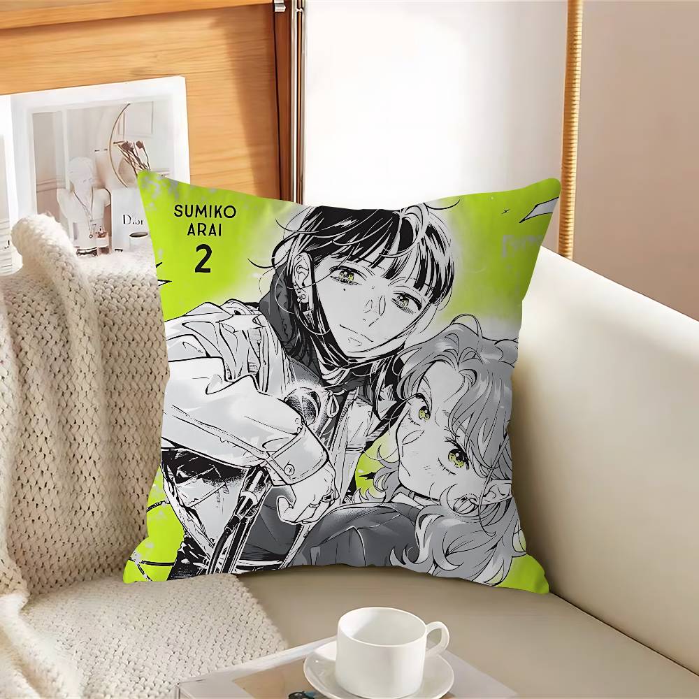 

Аниме А-Ая Оосава Кога МицукиS Наволочка Съемный Моющийся Чехол для Подушки – Всесезонный Мягкий Лен 12x12Inch
