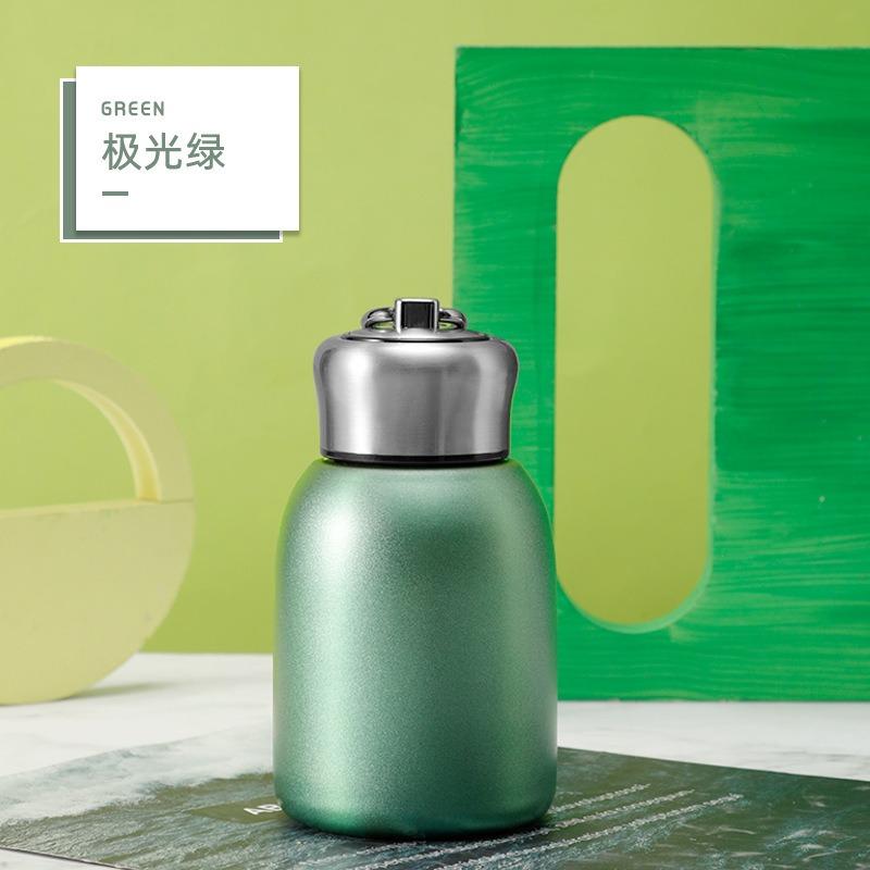 Retro light luxury thermos cup for girls, high-end water cup, mini portable large belly cup, Chinese style small thermos cup, te 300ml сливовый
