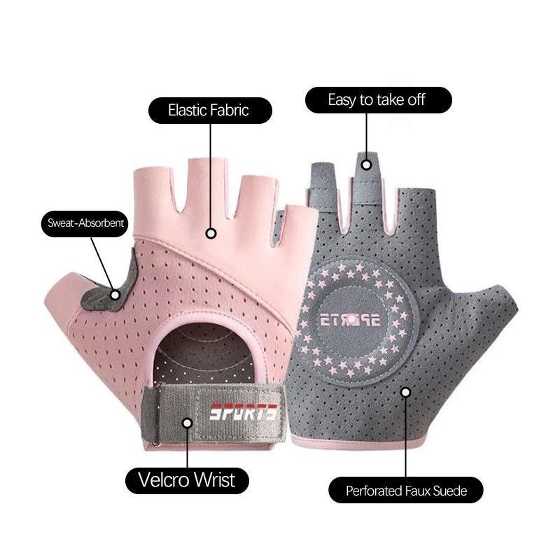 1Pair Breathable Workout Gloves,Weight Lifting Gloves For Gym, Cycling, Exercise,Fitness And Training,With Excellent Grip