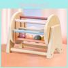 Montessori Tischplatte Holz-Rolltrommel Kind Koordination Spielzeug Training
