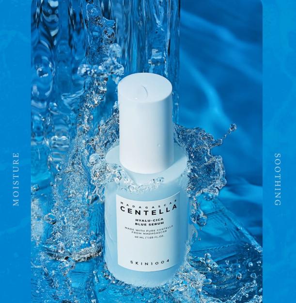 SKIN1004 Madagascar Centella Hyalu-Cica Blue Serum 50ml – Hydration & Soothing Care Serum