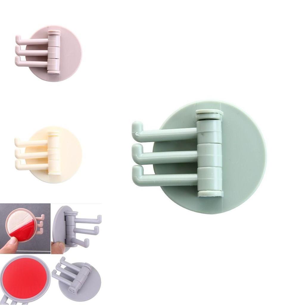 Versatile Rotatable Seamless Adhesive Hook Ideal For Kitchen Towel Wall Hanger Organization