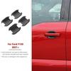 Carbon Fiber Exterior Door Handle Bowl Cover Trim Decor for - Ford F150