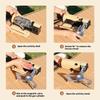 WindProofed Camp Gas Stove Outdoor Tourist Stove Strong Fire Heaters Tourism Cooker Emergencies Cooking Equipment