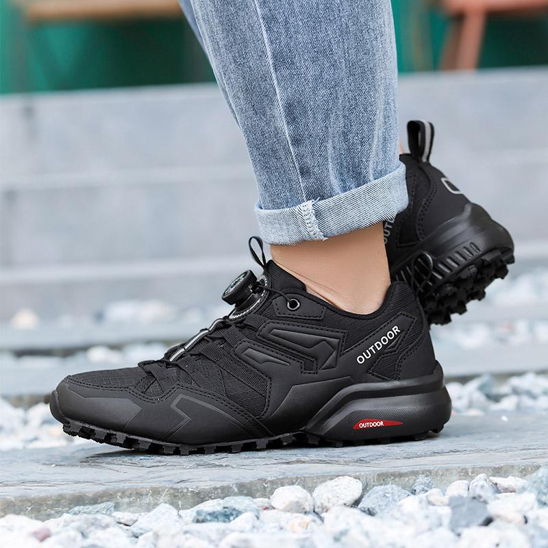 Men Outdoor Hiking Shoes Comfortable Trekking Shoes Sneakers Outdoor Breathable Cycling Shoes