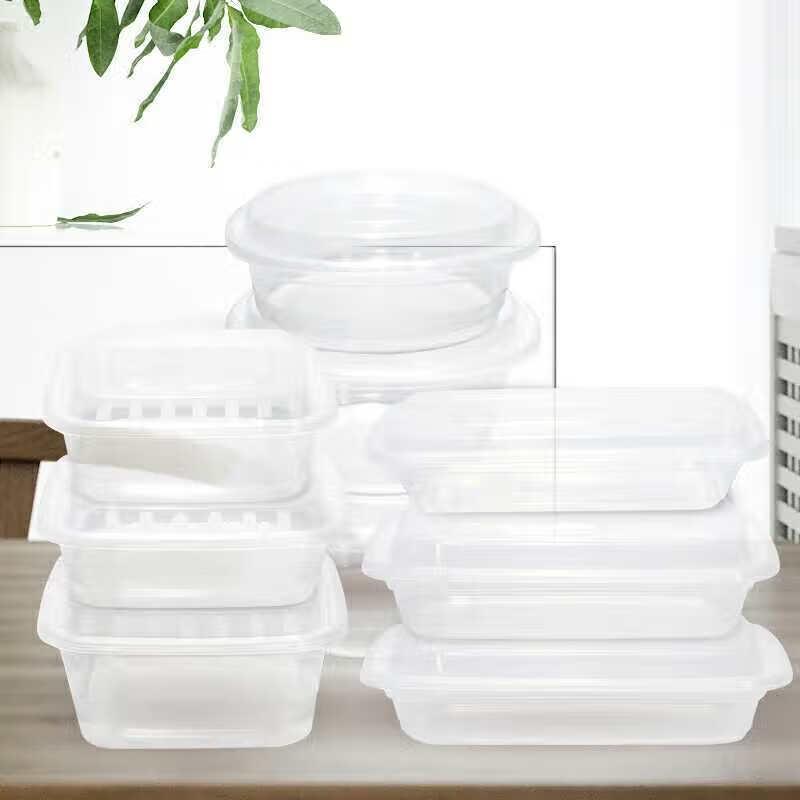 

Disposable Square Transparent Food Containers with Lids