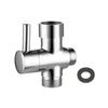 Robinet comutator cu 3 căi Adaptor supapă 1/2 Duș de baie Duză de duș Robinet de duș Duș Splitter Abatator de pulverizare Supapă de apă Conve V1L6