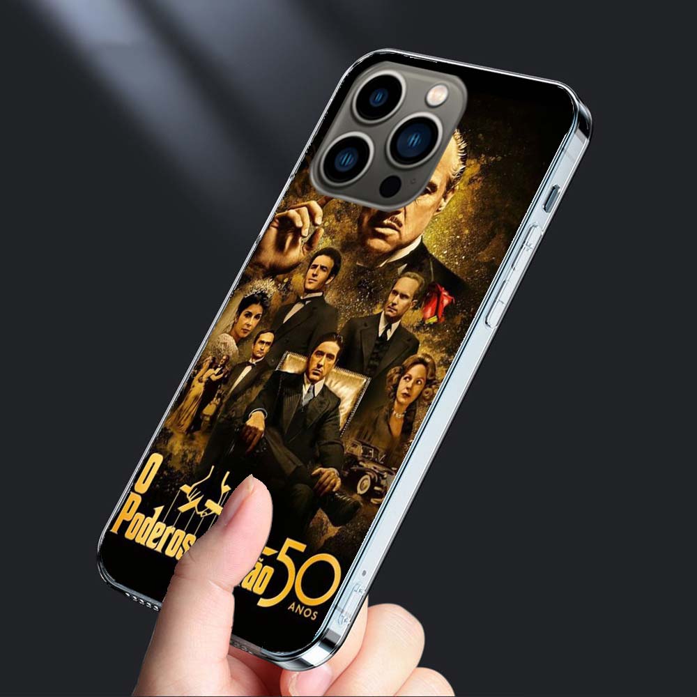 --The Godfather Phone Case For Iphone 16E 15 Pro 14 Plus 17E 16 17 Pro Max Air 11 12 13 Mini Shockproof Capa Cute Cover TPU C