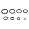 110 Pcs Oil Seal Washer M6 M8 M10 M12 M14 M16 M18 M20 Rubber Bonded Seal Oil Gasket Metal Sealing Washer